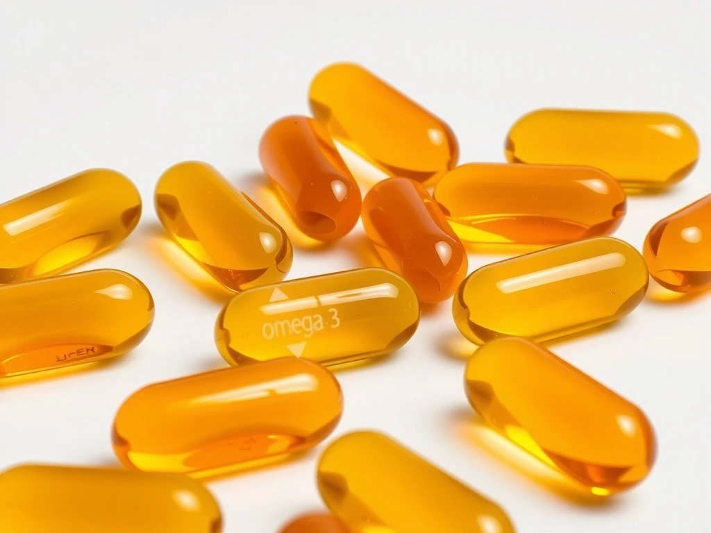 Capsule Omega-3 de aproape