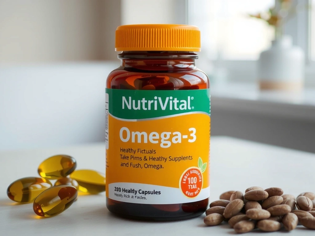 Imagine detaliată a suplimentului Nutrivitalvx Omega-3