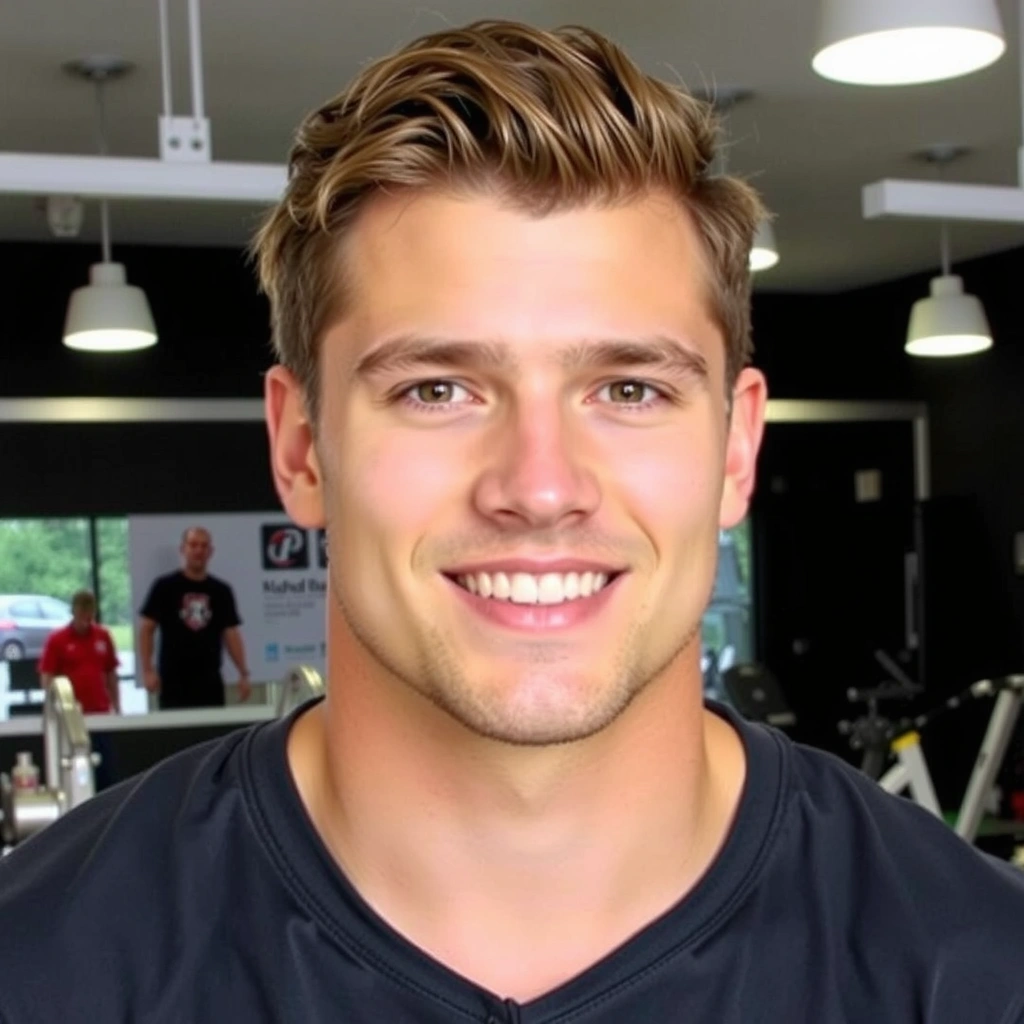 Portretul unui bărbat atletic, client Nutrivitalvx