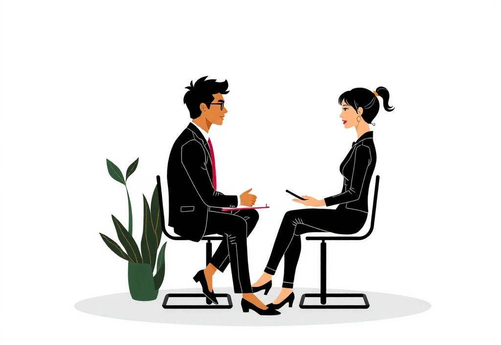 Imagine reprezentând două persoane discutând animat